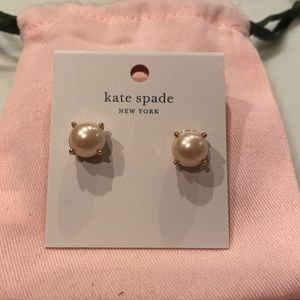 Kate Spade Blush pearl earrings